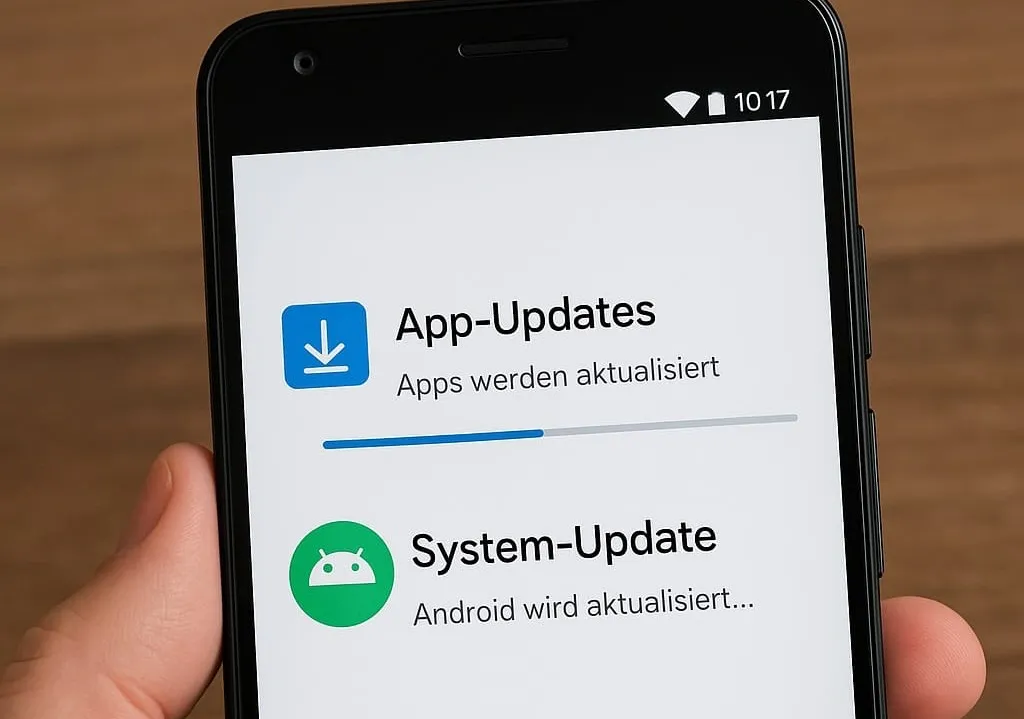 Android-Handy:  Aktualisieren von Apps und Betriebssystem