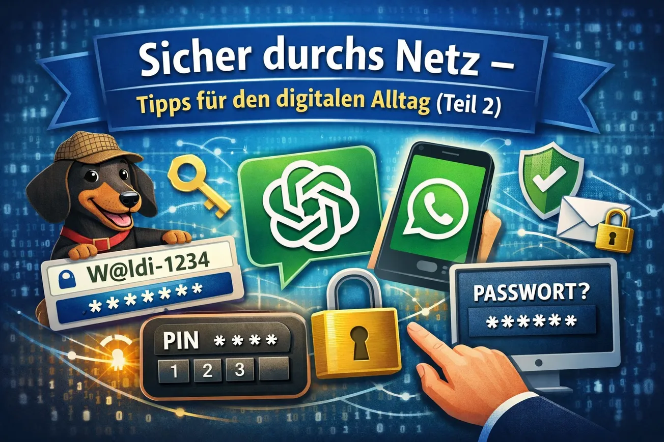 Sicher durchs Netz – wichtige Tipps für den digitalen Alltag (Teil 2)