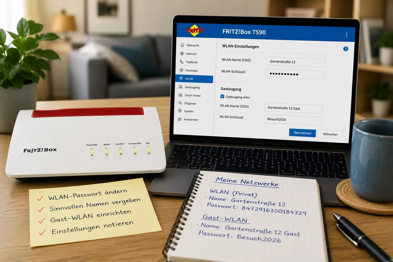 Die FRITZ!Box sicher einrichten: Die wichtigsten Einstellungen gleich am ersten Tag