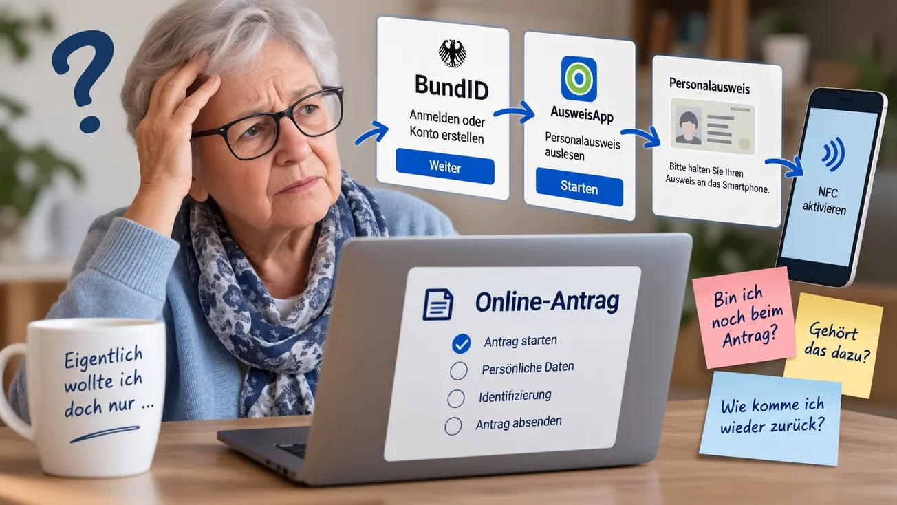 Digital zum Amt – und plötzlich bei der BundID: Warum so viele Menschen abbrechen